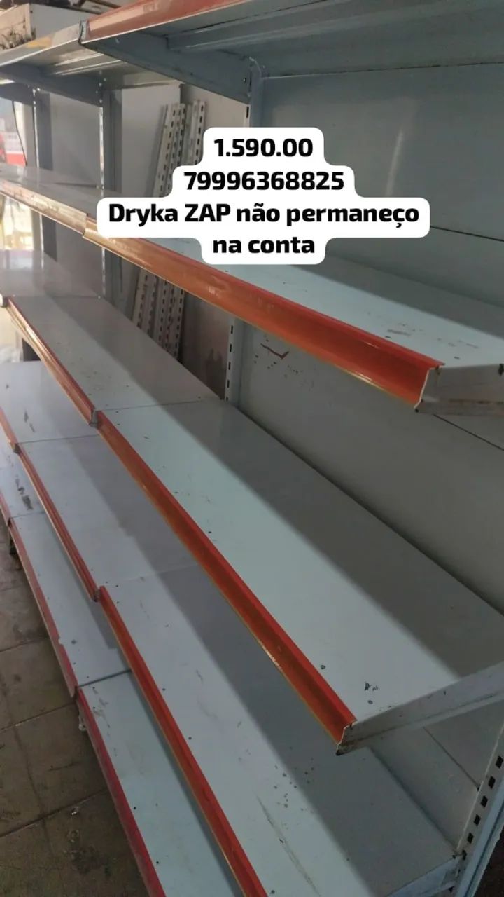 prateleira gondola de canto