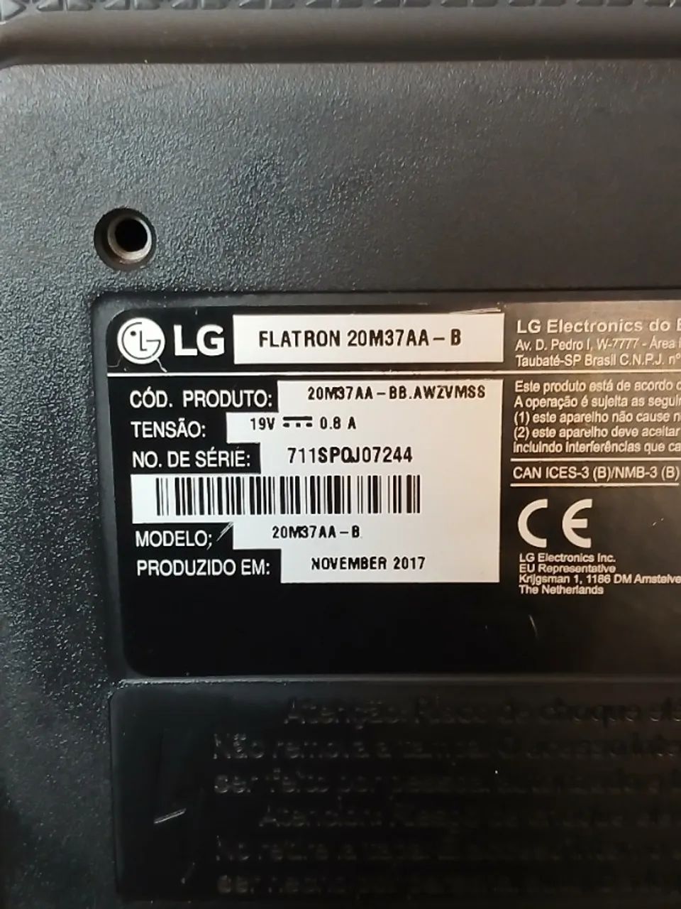 Monitor Lg Flatron 20m37aa-b Led 19.5 Polegadas - Foto 4