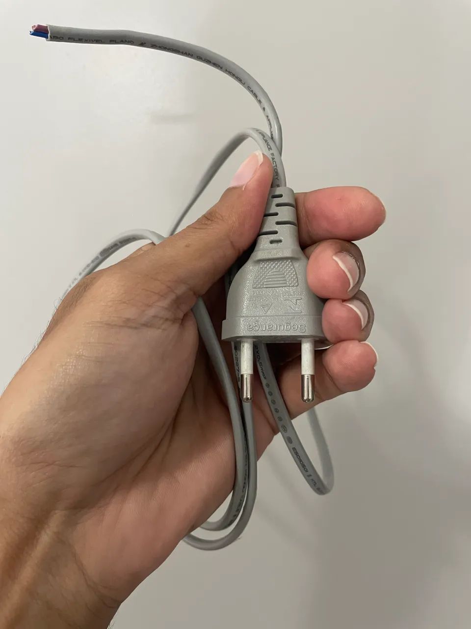 Chicote Cabo Elétrico para Ventilador 1,30m - Foto 3