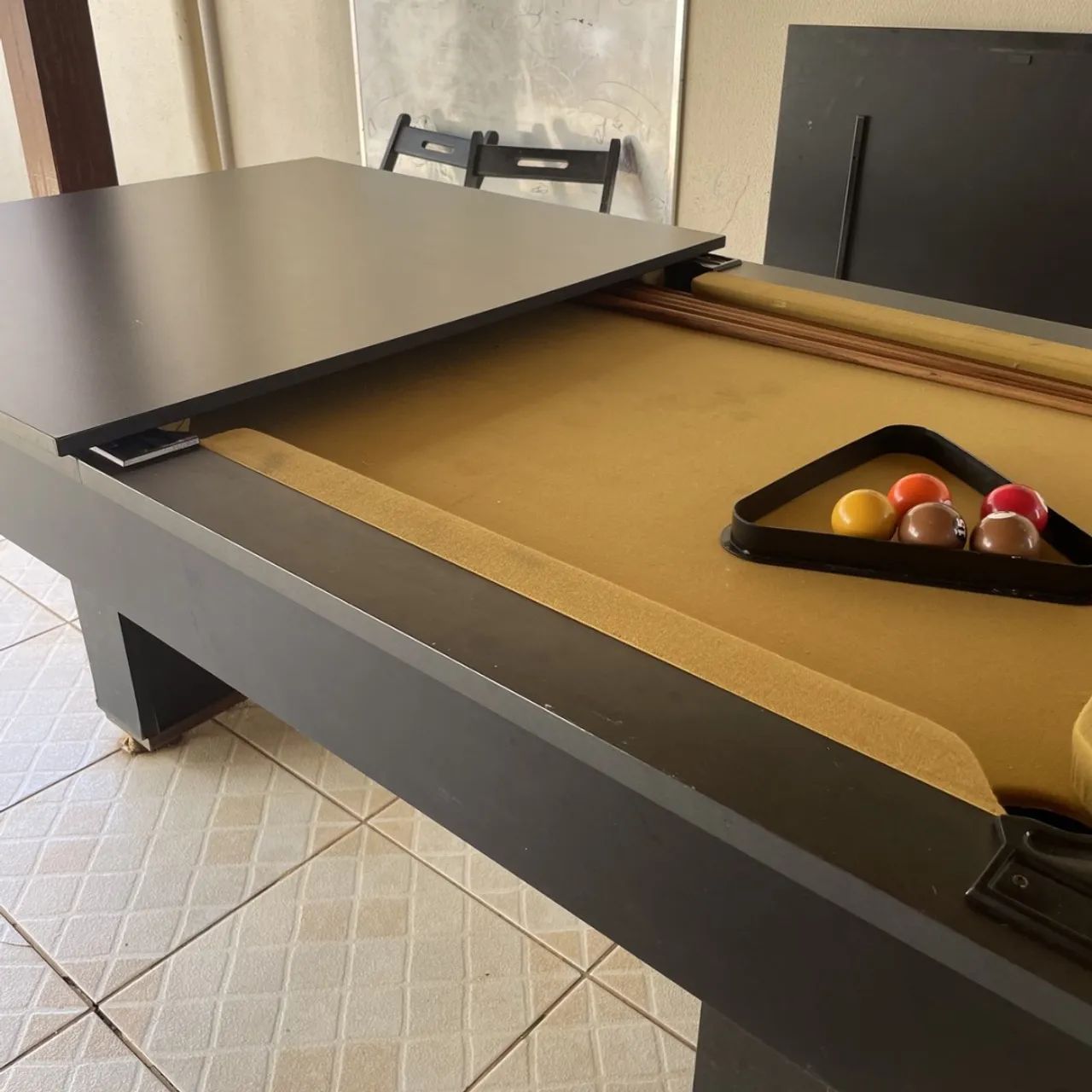 MESA DE SINUCA 2 EM 1 - DIVERSÃO E SOFISTICAÇÃO EM UM SÓ PRODUTO! - Foto 5