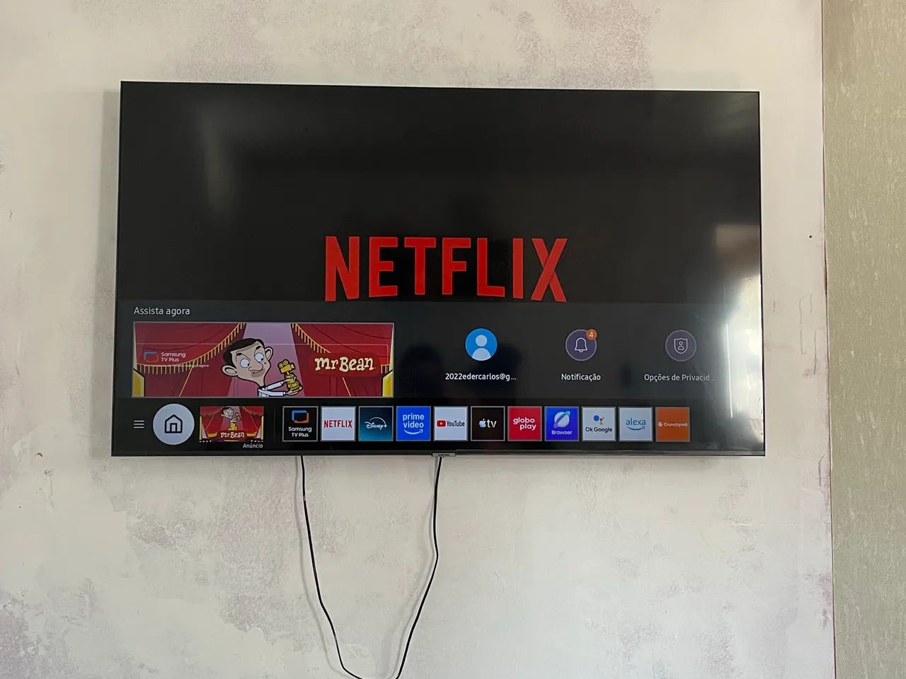 Smart TV Samsung 55" 4K - Imagem e Funcionamento Impecáveis - Foto 3