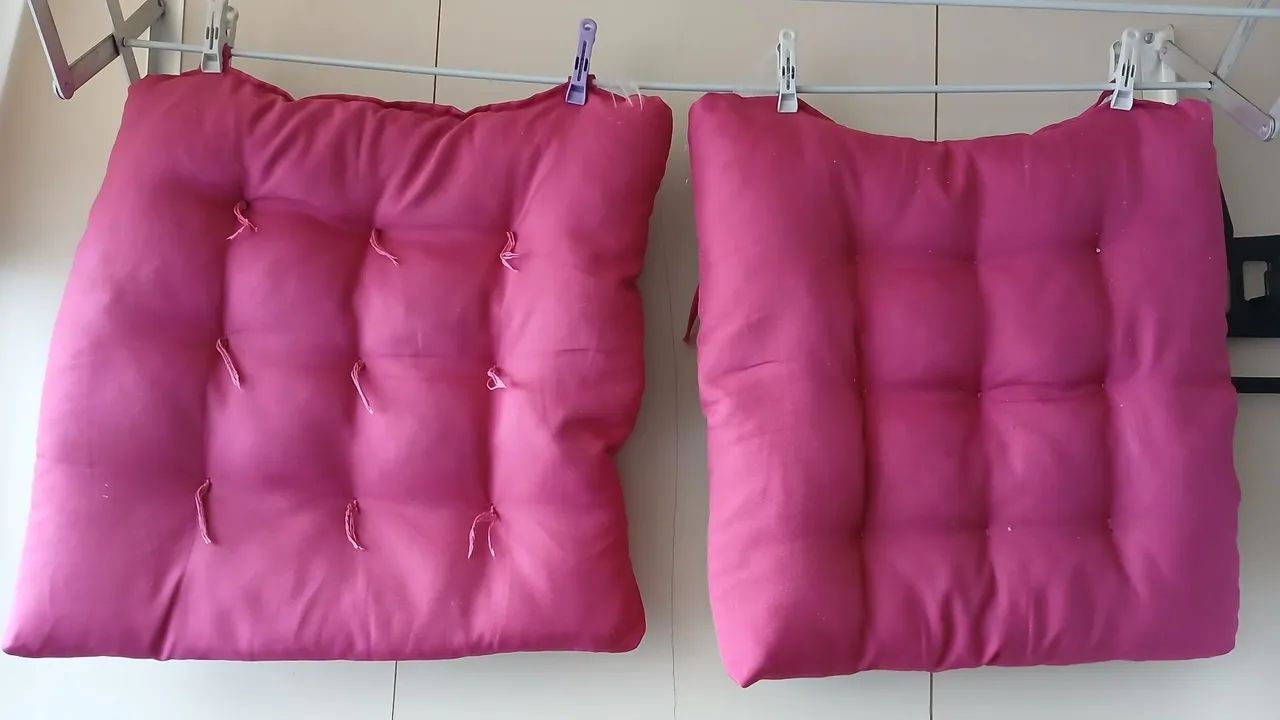 2 Assentos almofadas pink