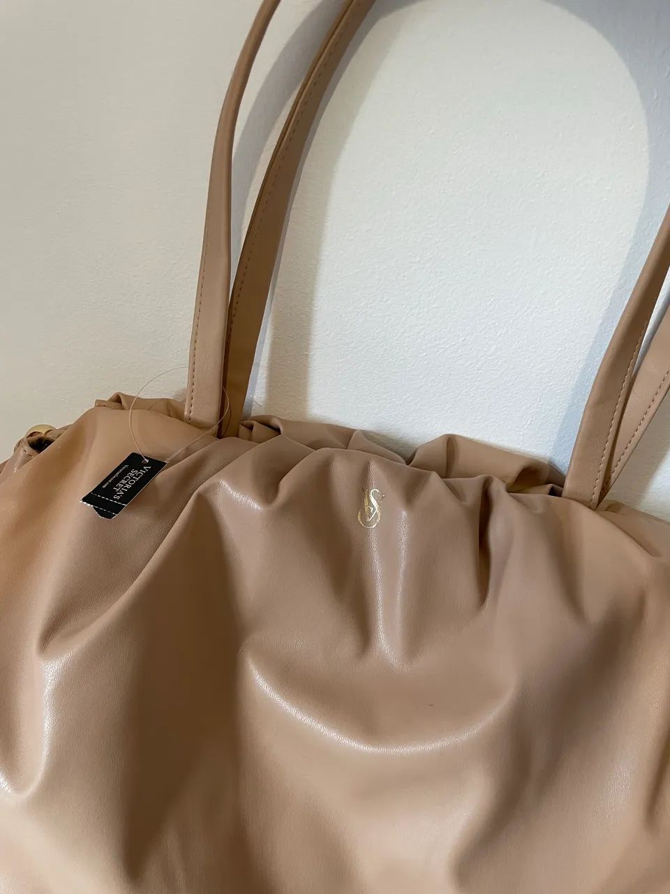 Bolsa Original Victoria?s Secret Tote Bege - Nova com Etiqueta - Foto 5