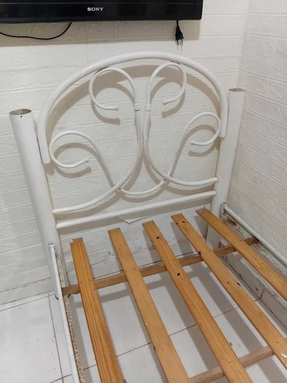 Cama solteiro de ferro  - Foto 3