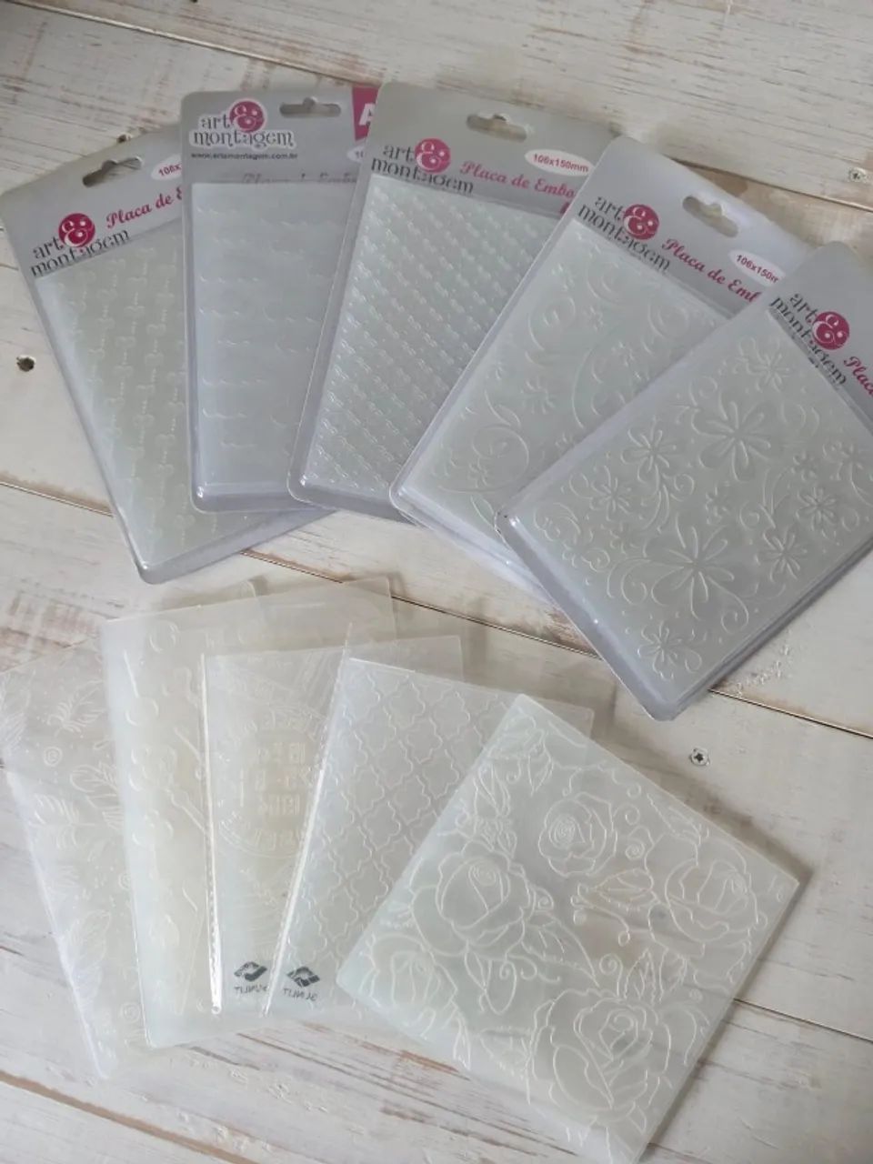 Kit Placas de Relevo para Scrapbooking e Scrap Festa