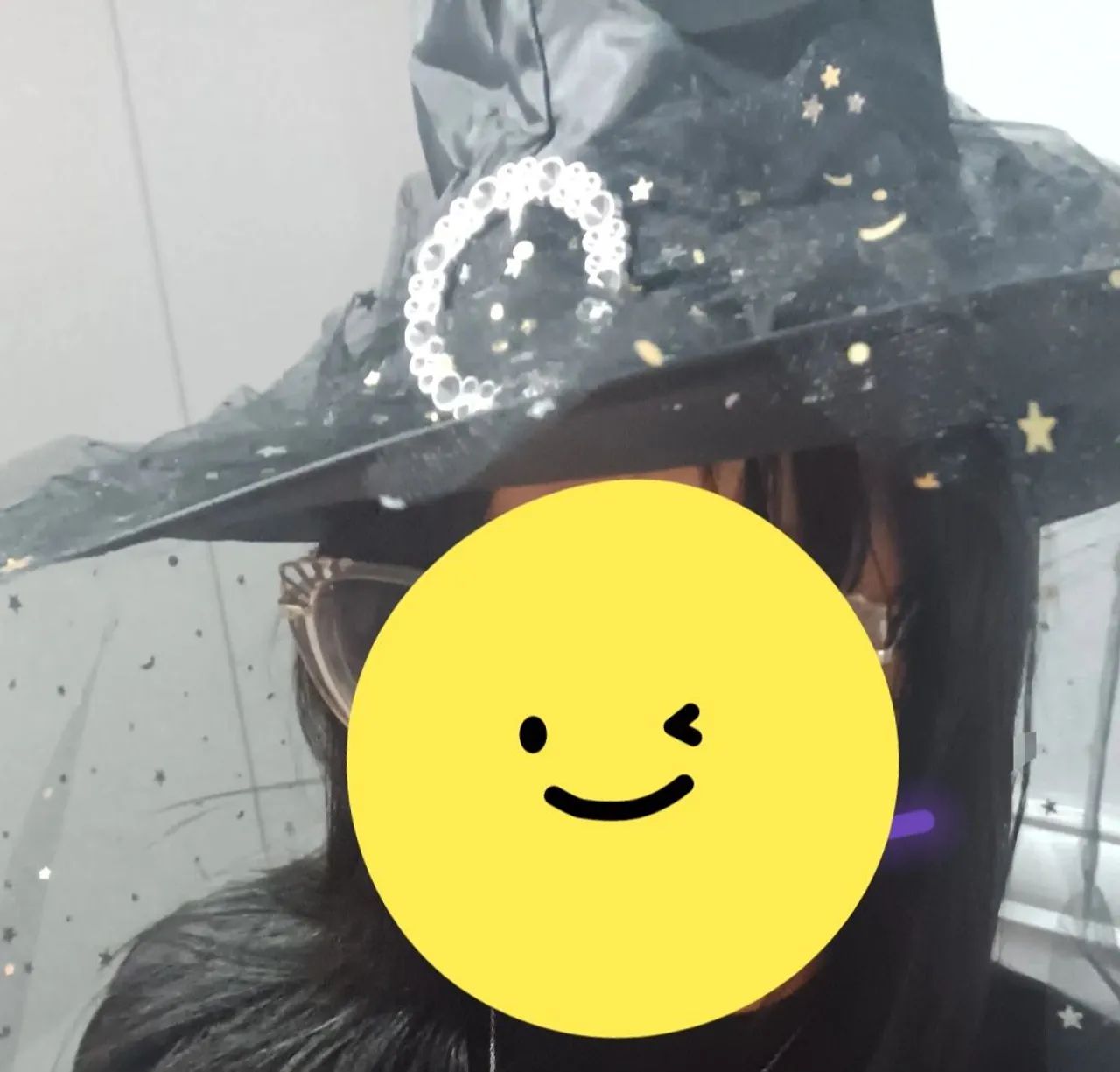 CHAPÉU BRUXA HALLOWEEN PRETO BORDADO - Foto 2
