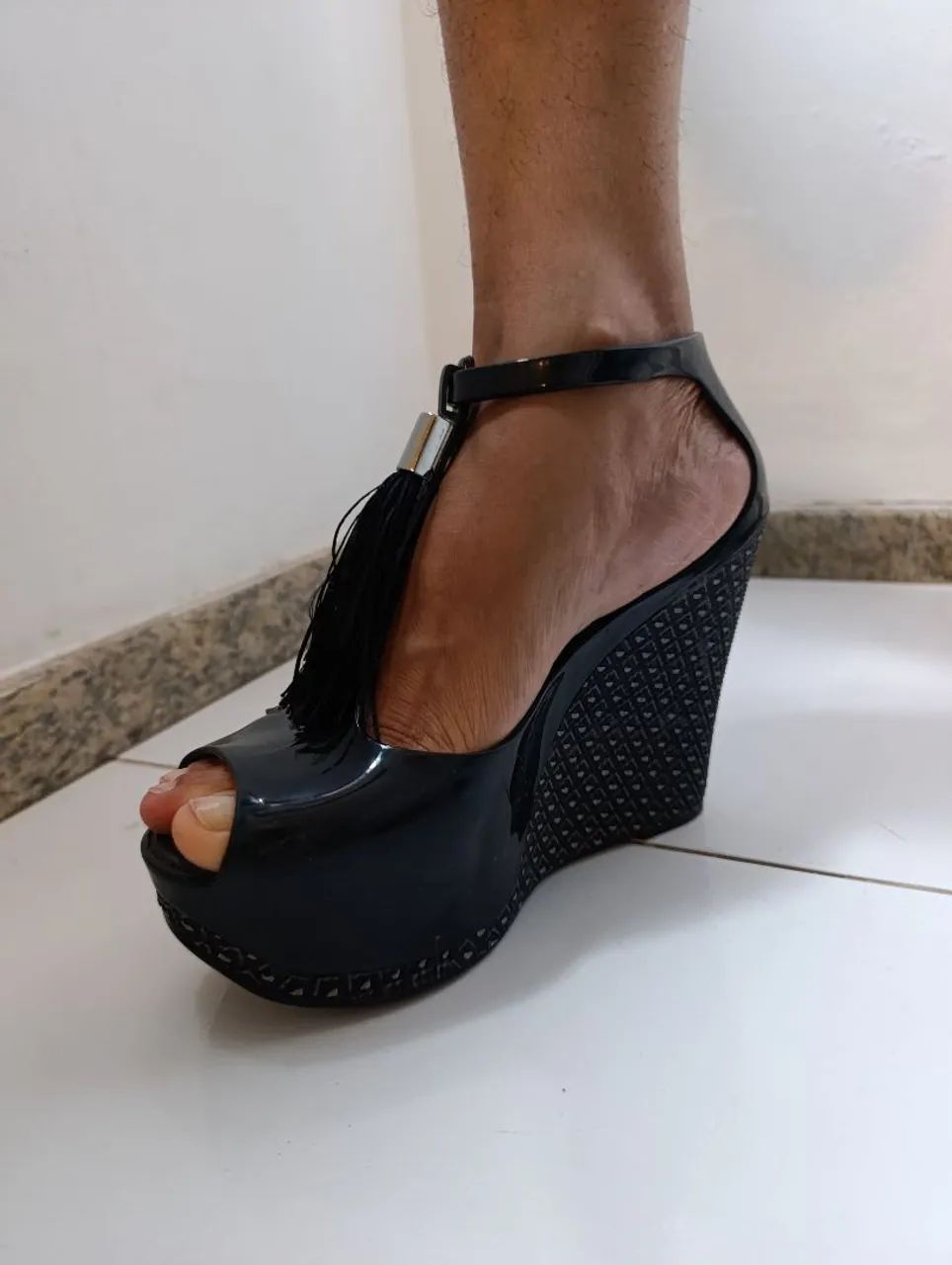 Sandália Melissa preta N.37