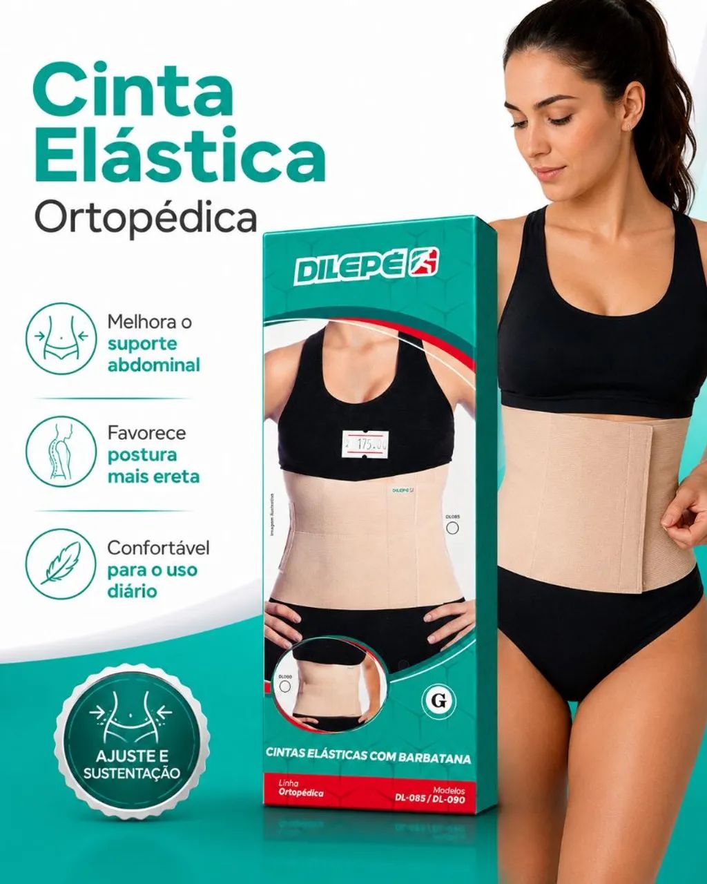 Cinta Correção Postural e Modeladora - Foto 2