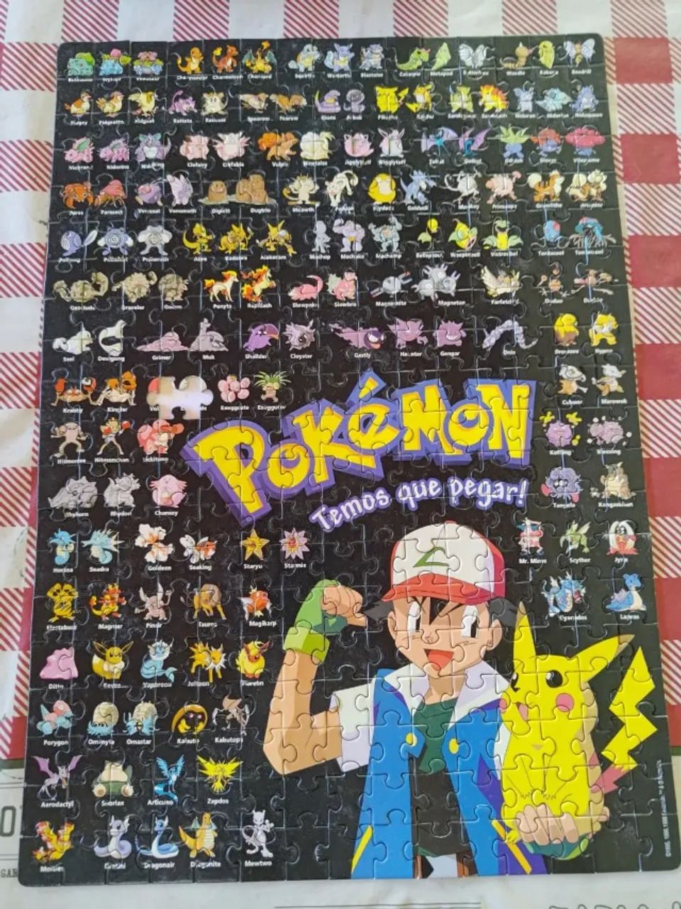 Quebra cabeça Pokémon Estrela antigo raríssimo 1999 - Foto 2