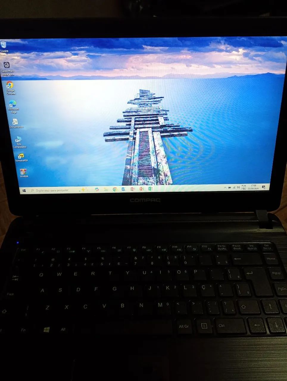 Notebook Hp Compaq Core i3 5°ger ssd ac oferta justa em dinheiro 