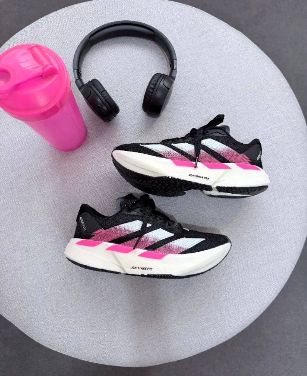 Adidas Adizero adios pro 4 Preto pink  - Foto 2