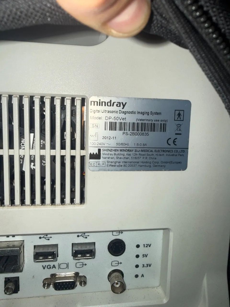 Ultrassom DP-50vet com 4 sondas ultrassonográficas - Foto 2