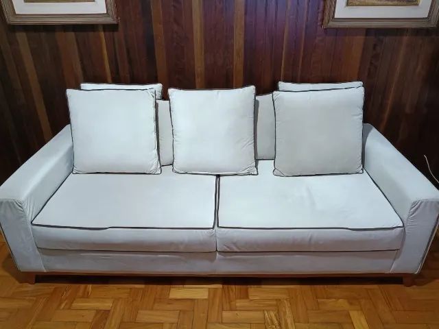 Sofá off white veludo  - Foto 5