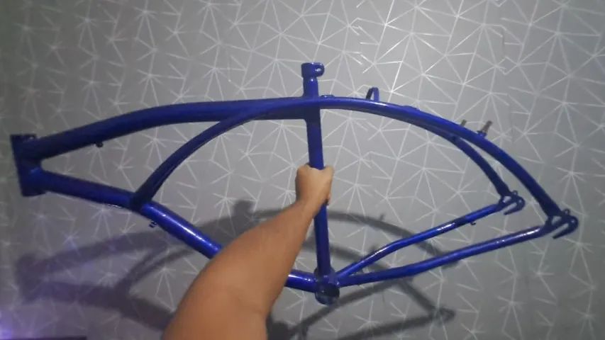 Quadro Caicara aro 26 azul + Guidão - Foto 2