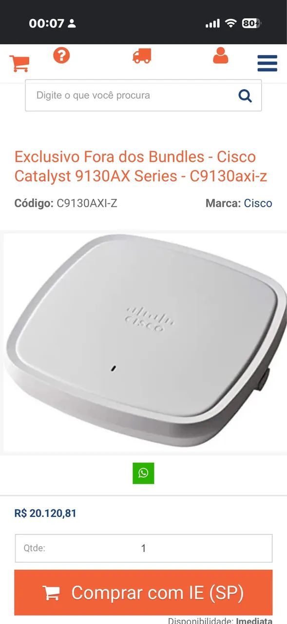 Catalyst 9100AX Series - lote com 10 unidades 