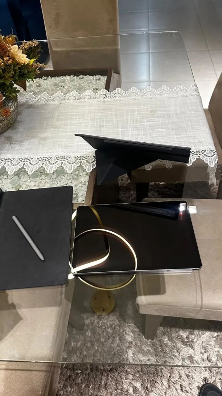 SAMSUNG GALAXY TAB S9 FE 6GB 128GB CINZA ESCURO - Foto 4