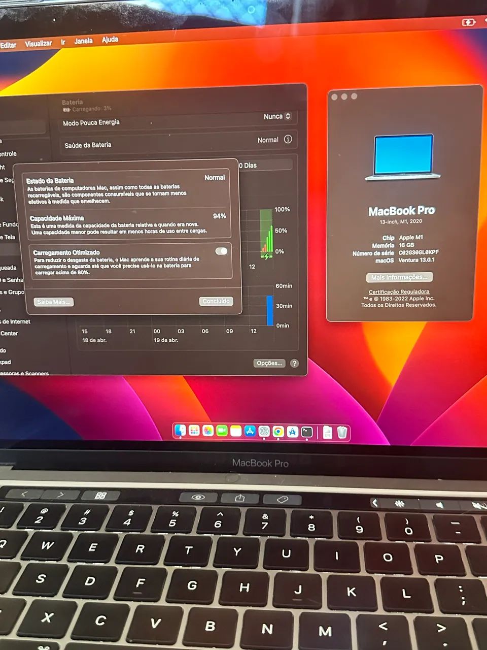 MacBook Pro M1 16GB 1TB US配列　2020 Apple Macbook Pro 13 M1, 16gb Ram, 1tb Ssd - Space Gray