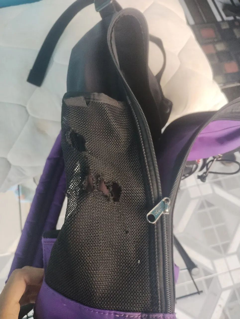 Mochila karga roxa - Foto 2