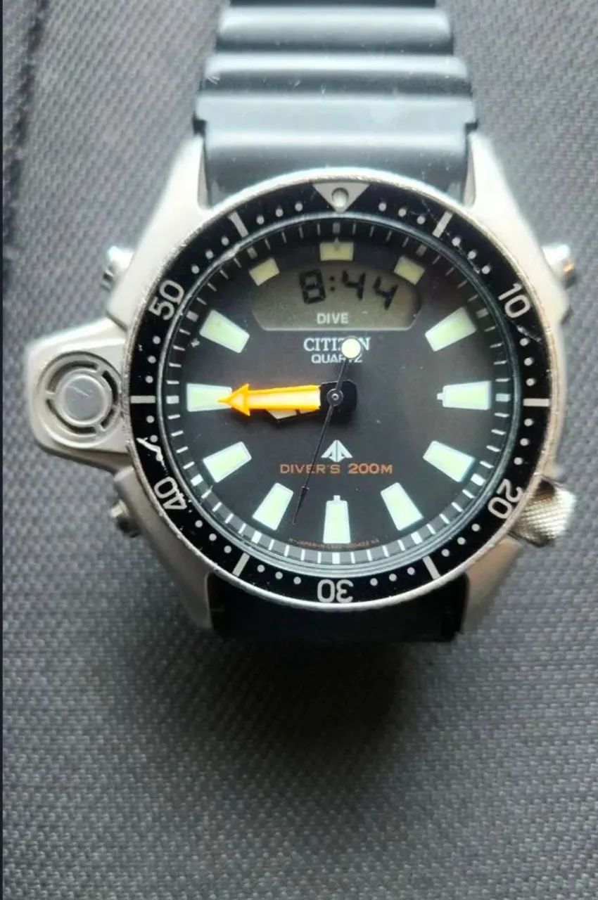 RELÓGIO CITIZEN AQUALAND JP2000 SÉRIE PRATA