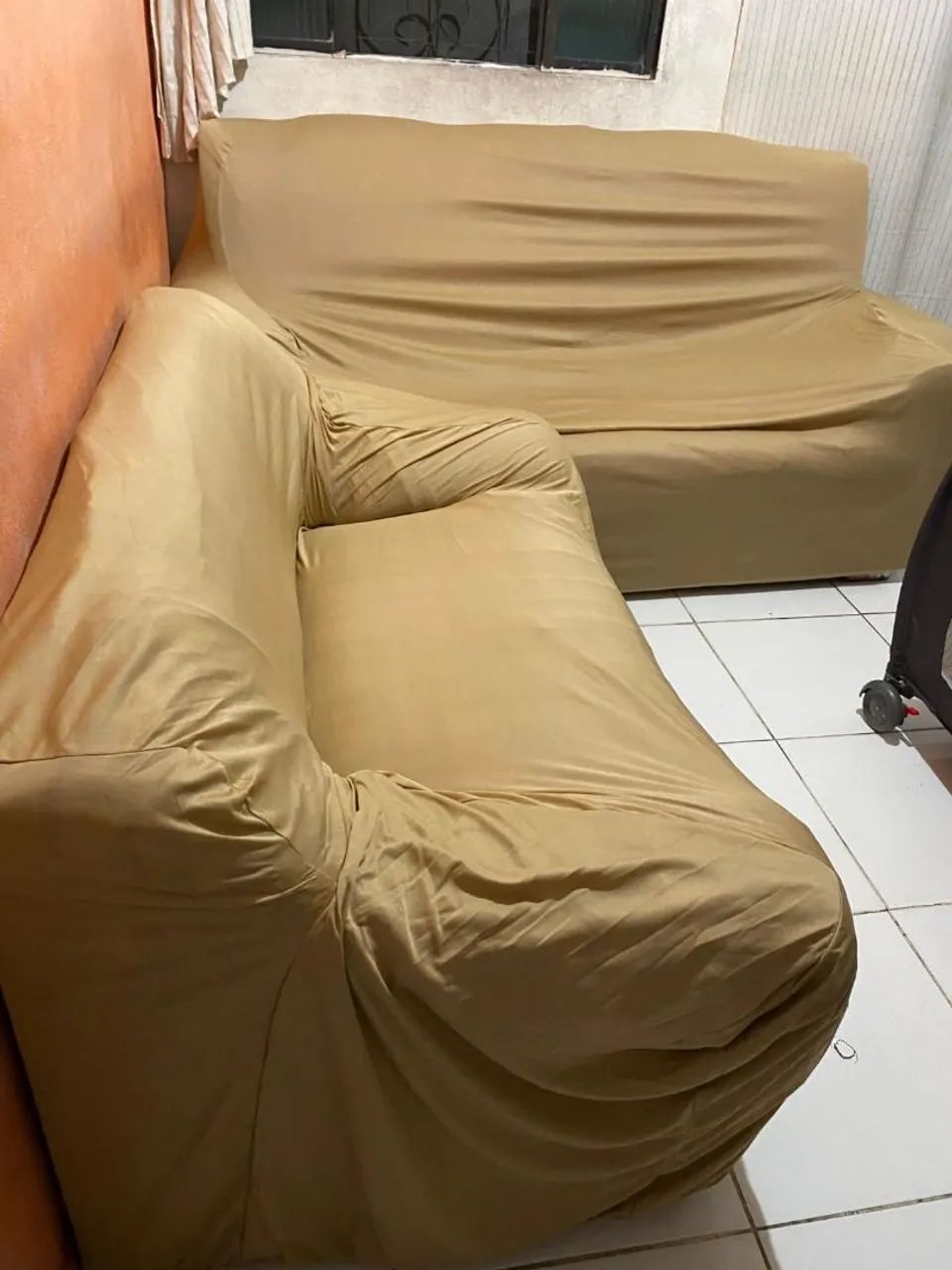 Sofá de 2 e 3 lugares troco por algo do meu interesse  - Foto 2