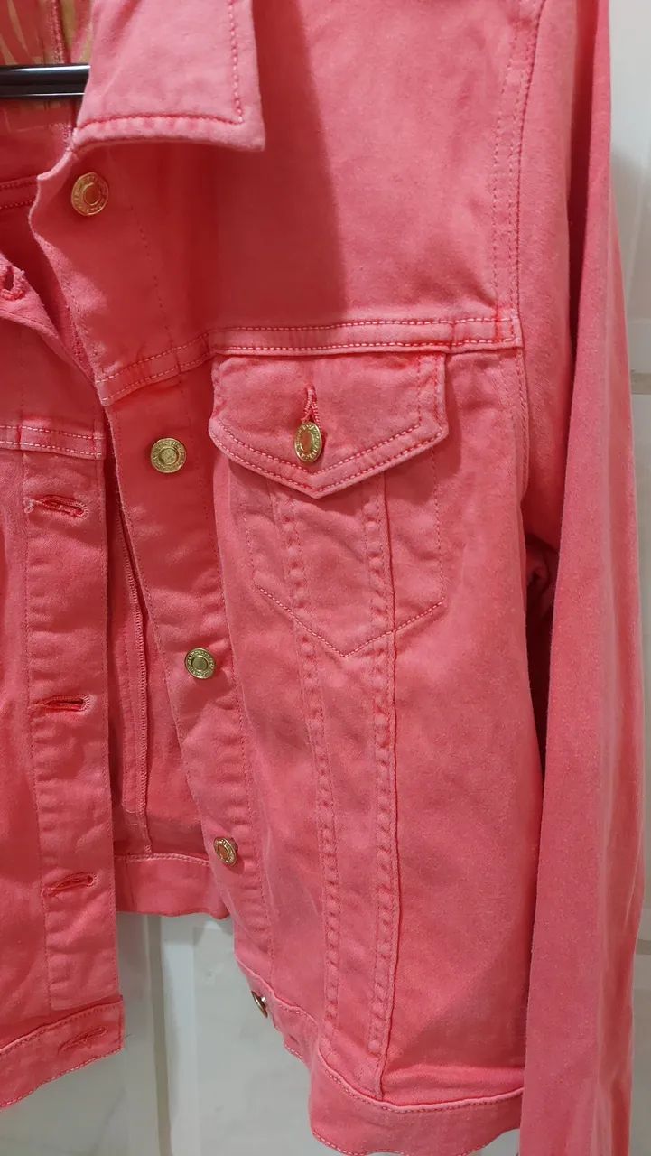 Jaqueta jeans colorida - Foto 5