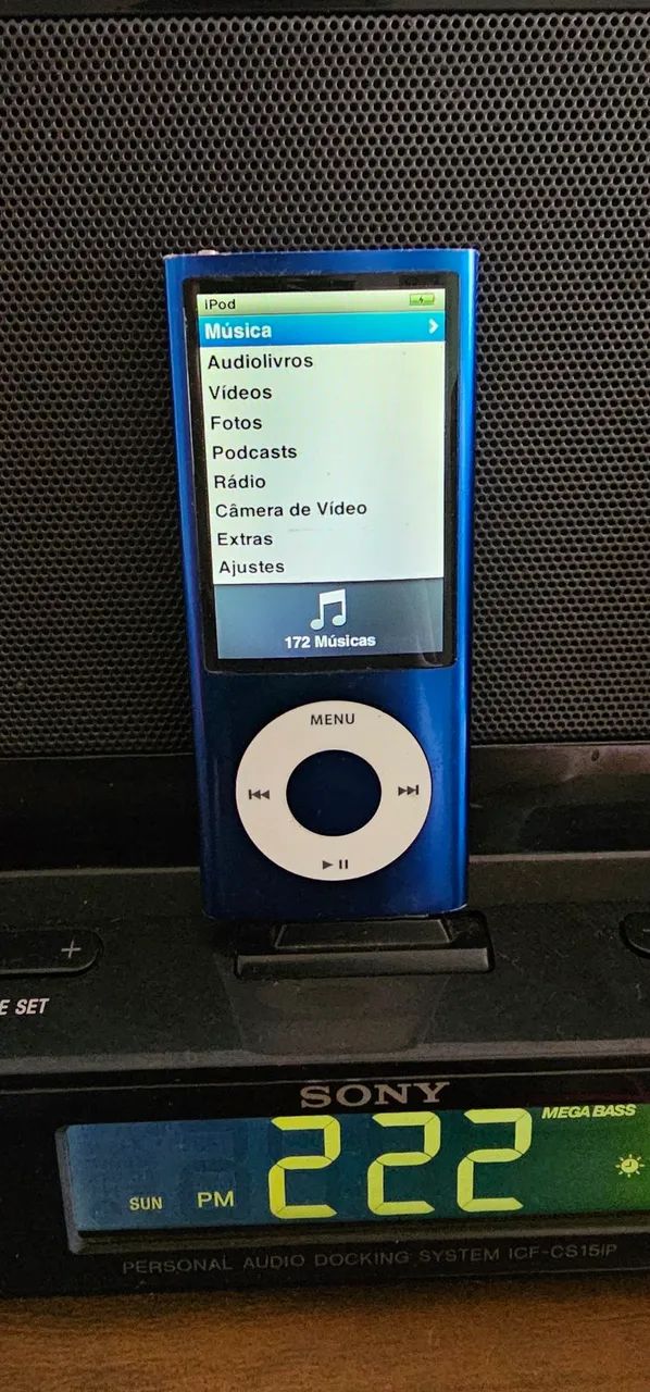 Ipod nano 16gb azul - Periféricos e Acessórios de Computador
