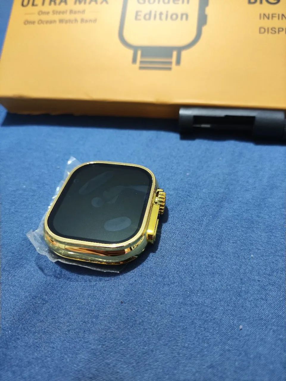 Relógio Smartwatch Dourado  - Foto 3