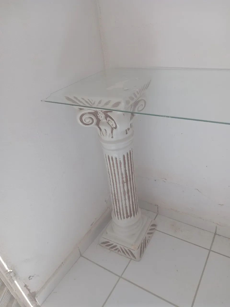 Mesa console com Pilares de gesso  - Foto 3