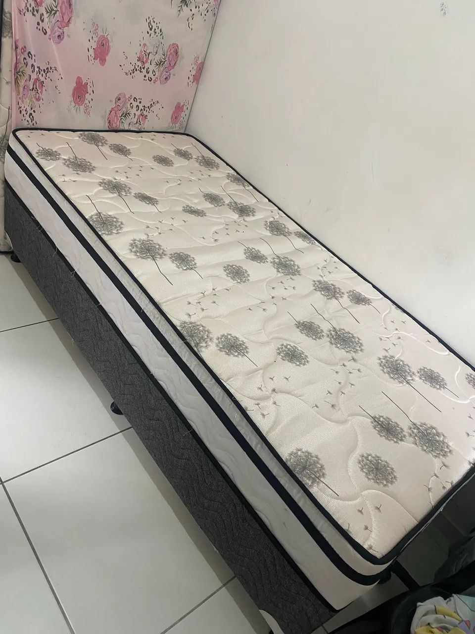 CAMA BOX DE SOLTEIRO