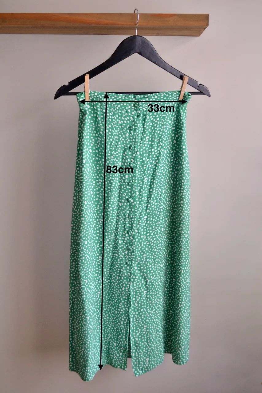 Saia midi floral