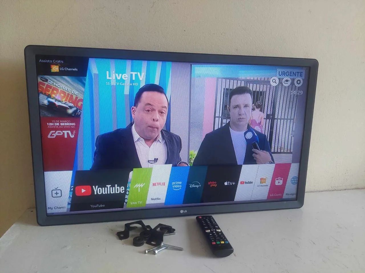 Smart tv de 32Pol LG Semi-nova 