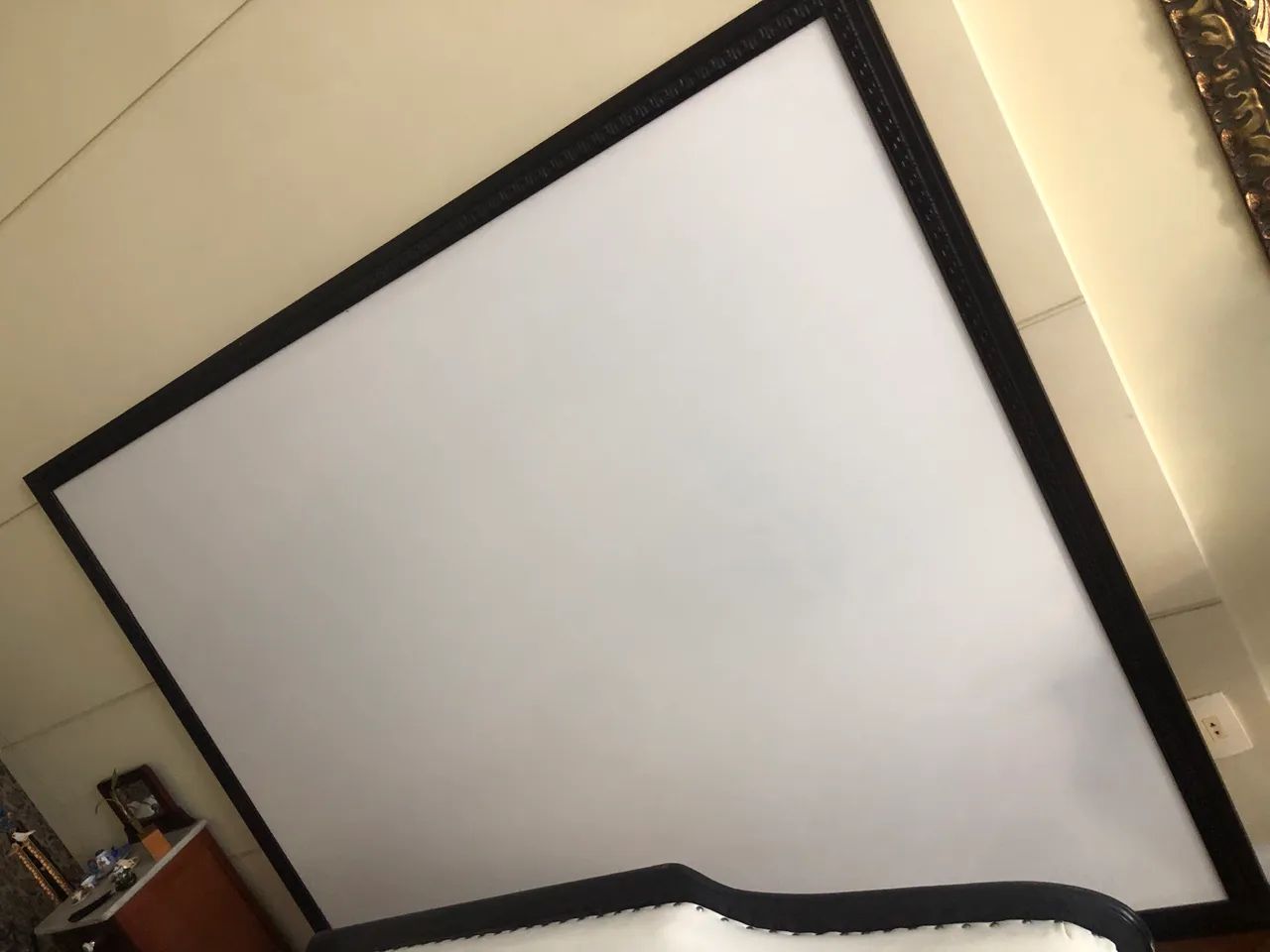 Telão 100 polegadas com moldura - Foto 3