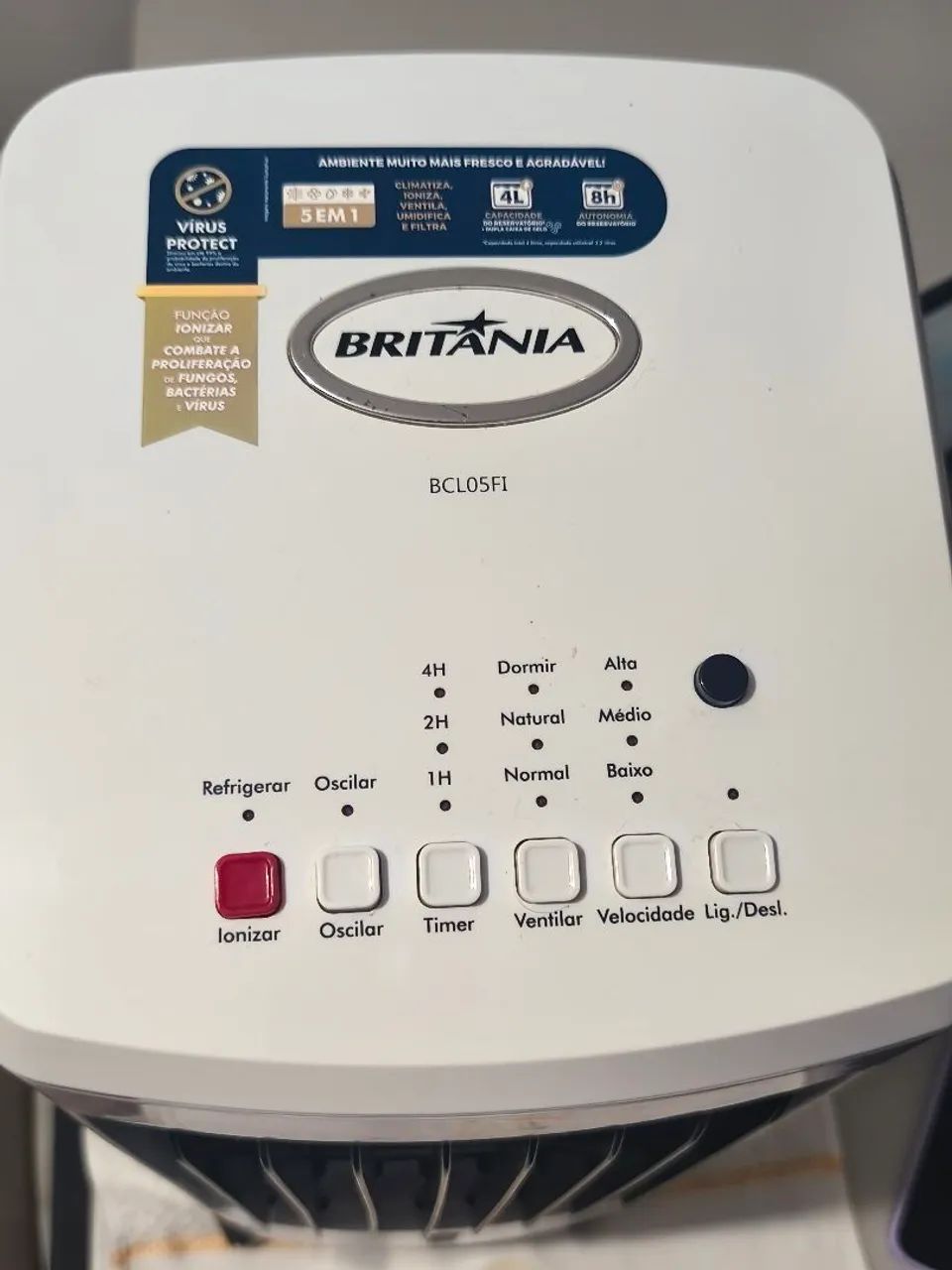 Climatizador de Ar Britânia 