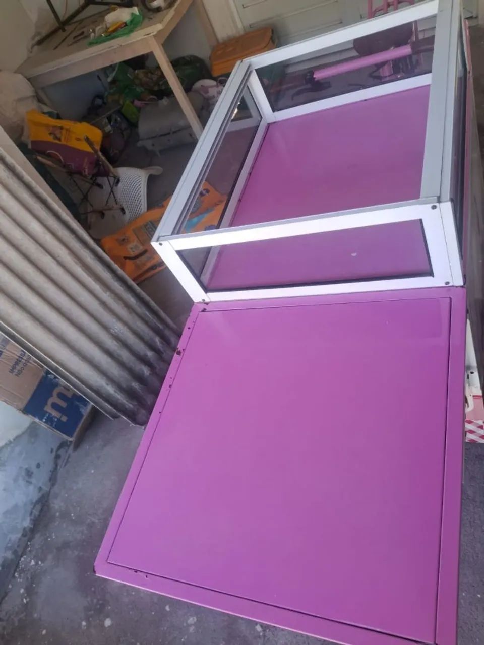 Bicicleta cargueira com vitrine - Foto 5