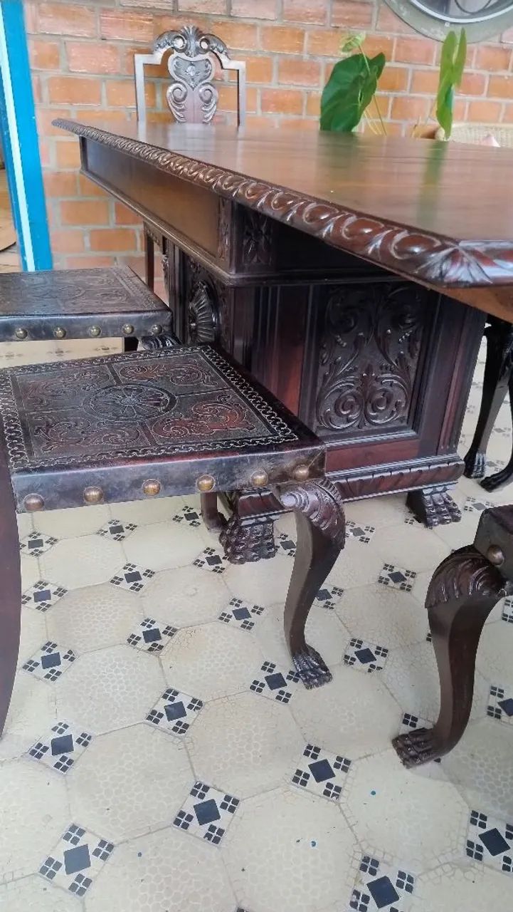 Mesa de Jantar Renascentistas Pata De Leão  - Foto 3