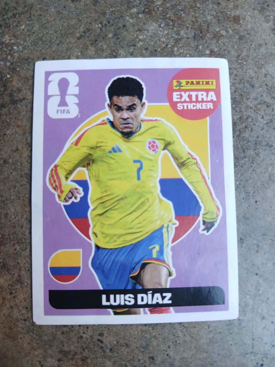 Uma figurinha legend do Luis díaz