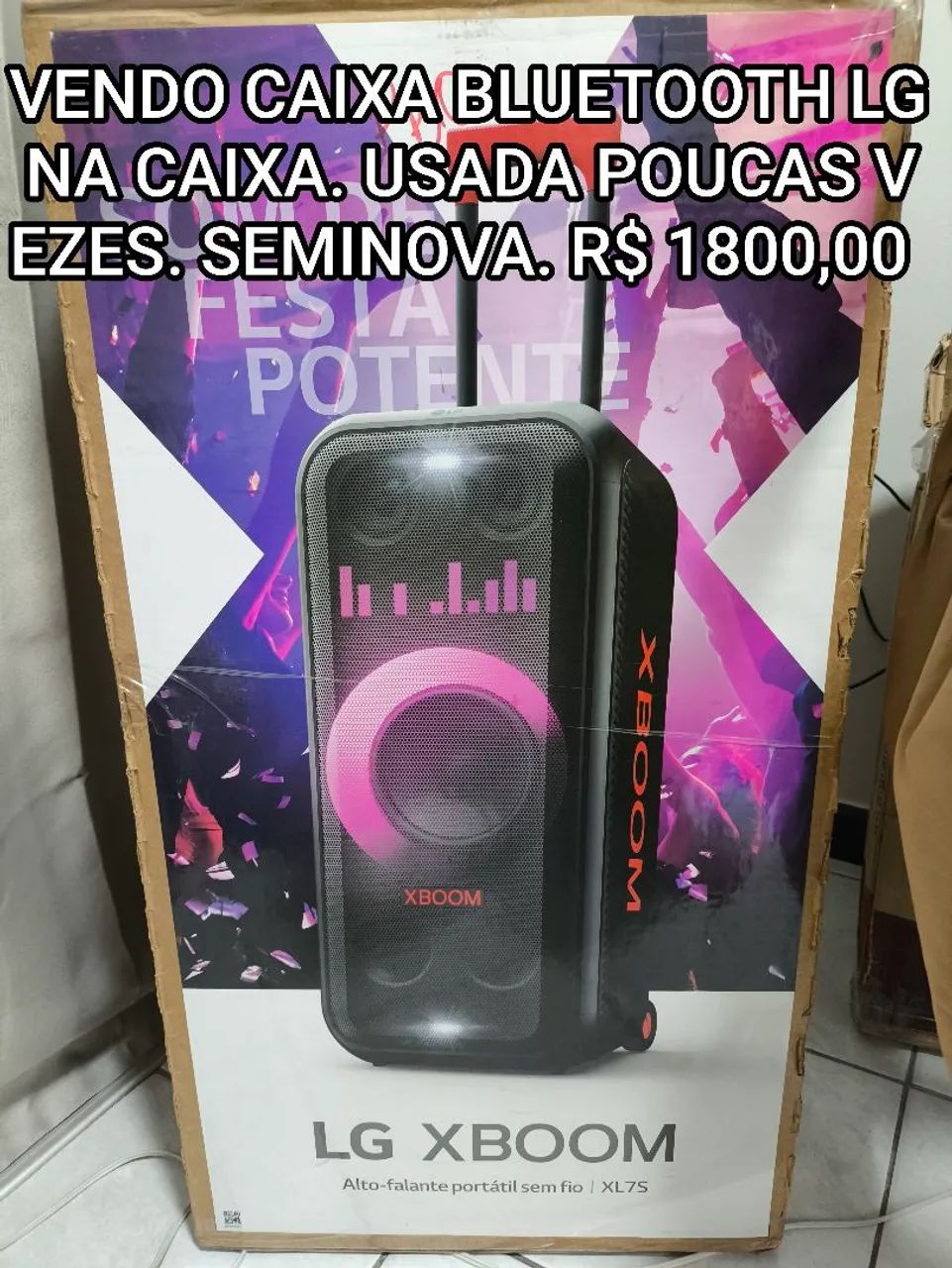 Caixa de som LG