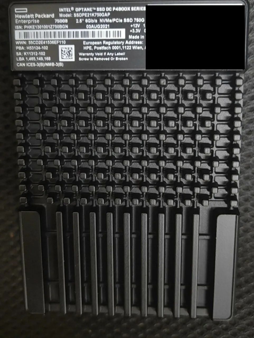 Optane 750GB U2