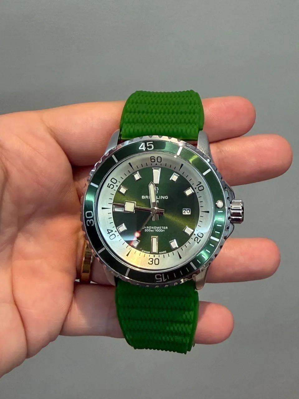 Relogio Breitling Verde - Foto 2