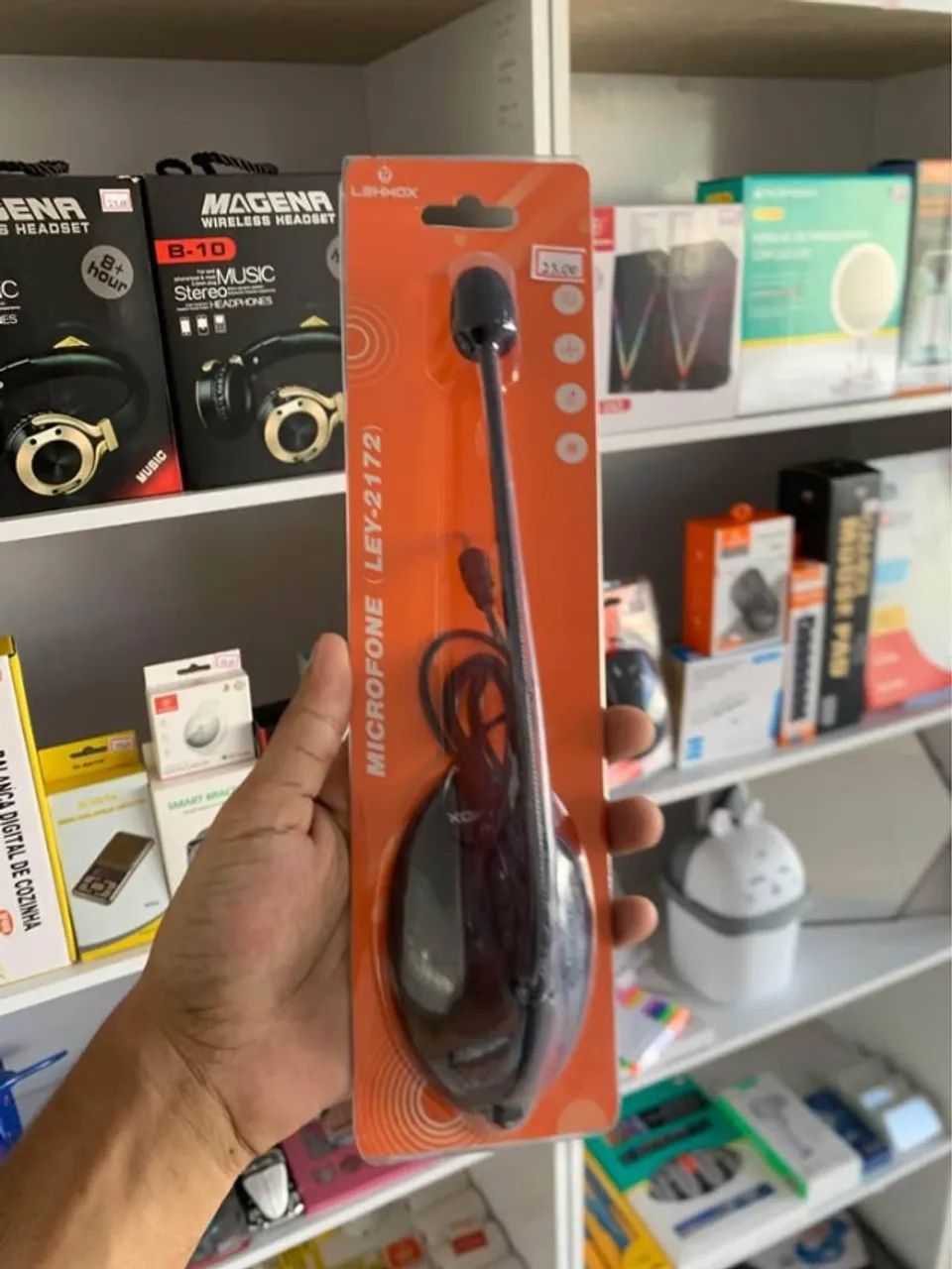 Microfone de mesa