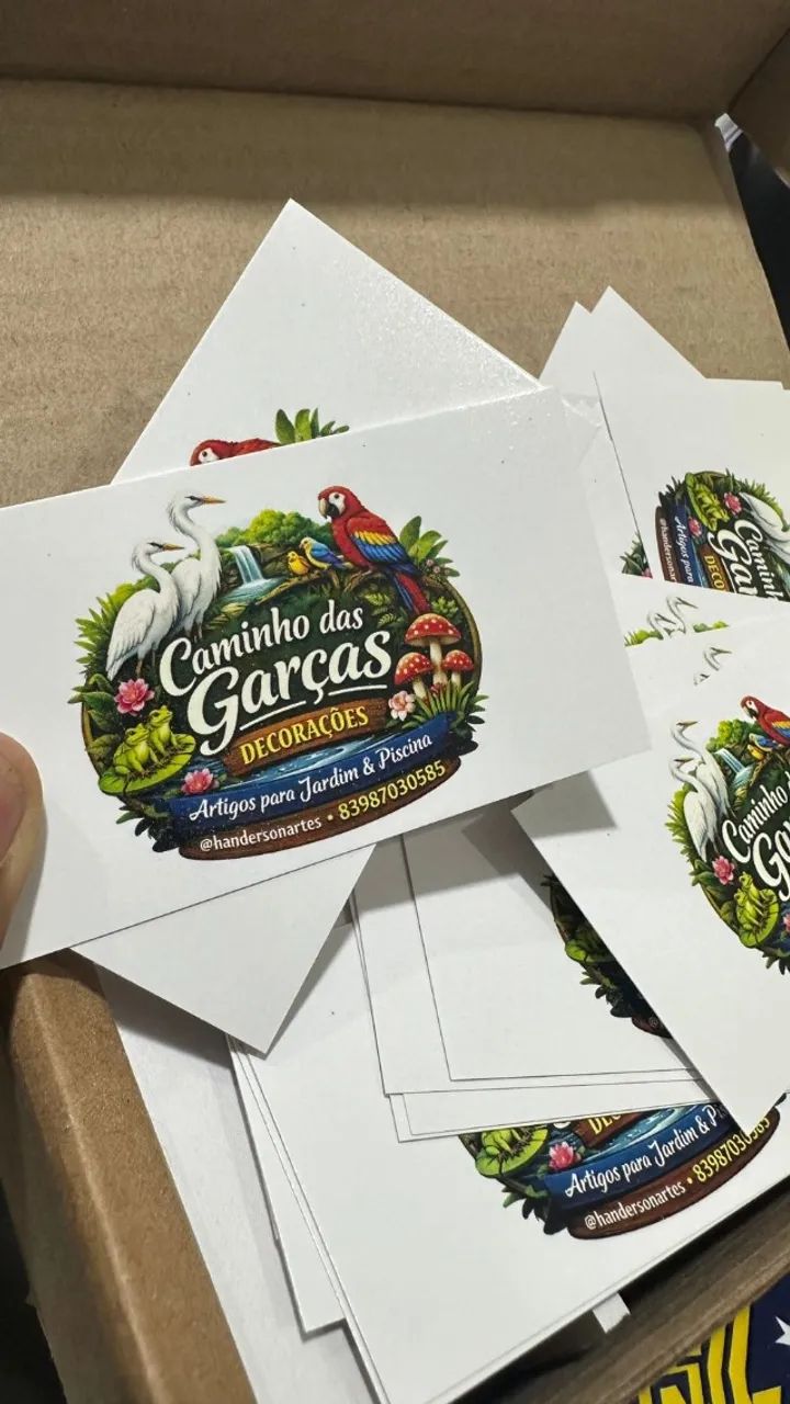 Cartões de Visita l 1000 unids por R$ 119,99 em João Pessoa - Foto 3