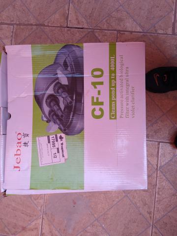Filtro Jebao Cf10 P/ Lagos Pressurizado C/ Lampada /peixe /estrutura de alumínio