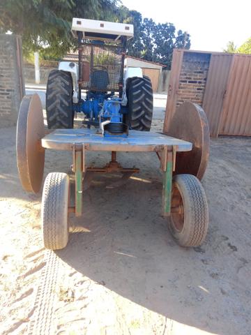 Trator ford 5610 com rocadeira - Foto 4