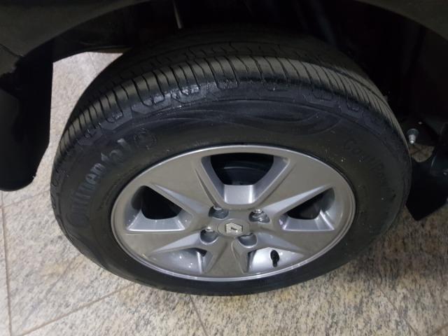 Sandero vibe 1.0 flex 2017/2017 preto 4portas completo - Foto 12