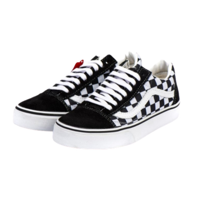 vans xadrez preto