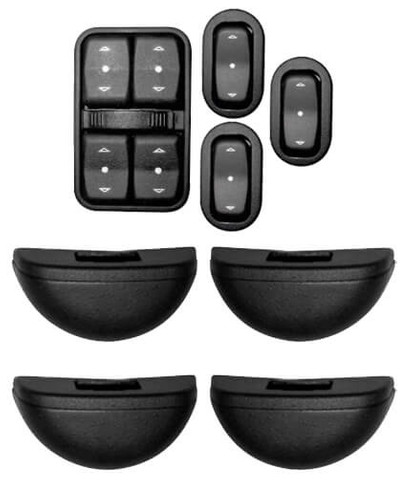 Kit Vidro Elétrico C/ Sistema Ante Esmagamento Hilux 4pts - Completo Tragial - Foto 2
