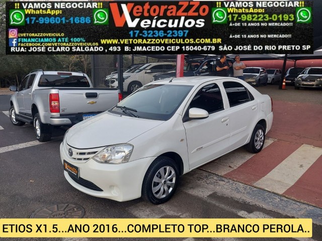 TOYOTA ETIOS SEDAN 2016 1.5 X SEDAN 16V FLEX 4P MANUAL