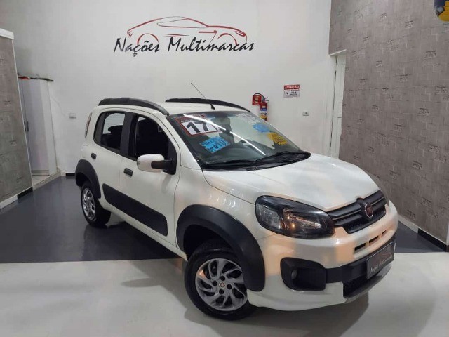 FIAT UNO WAY ANO 2017 !!! MOTOR 1.0 FLEX COMPLETO !!! BAIXO KM !!!