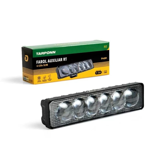 FAROL AUXILIAR RETANGULAR TP-6201<br>