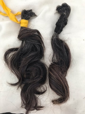 Vendo cabelo humano e Virgem 